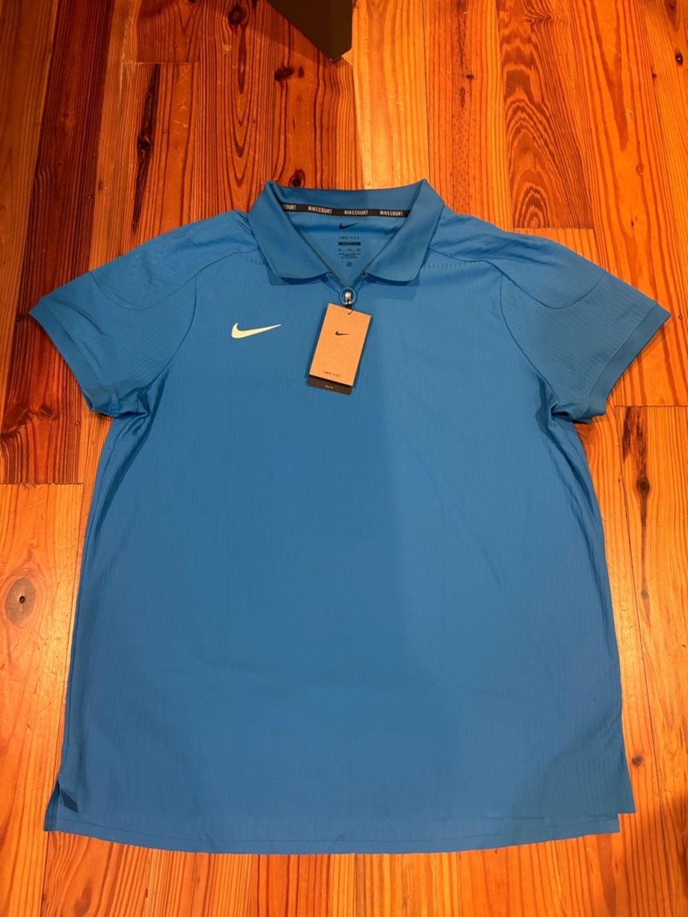 NEW HQ0792-435 Nike Court Dri-fit Adv Slam Tennis Polo XL Slim Textured 1/4 Zip